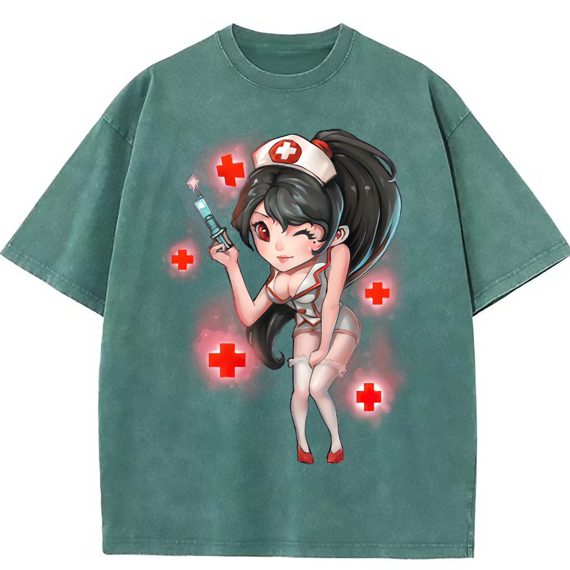 （画像用） リーグ・オブ・レジェンド League of Legends LOL 綿100% ヴィンテージ風 半袖Tシャツ（フロントプリント）